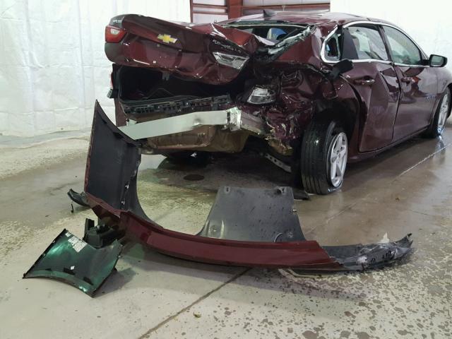 1G1ZB5ST1GF320840 - 2016 CHEVROLET MALIBU LS წითელი ფოტო 9