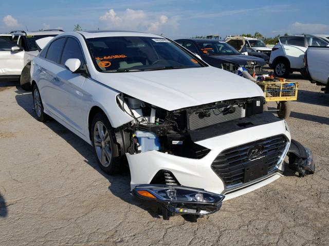 5NPE34AF4JH663812 - 2018 HYUNDAI SONATA SPO WHITE photo 1