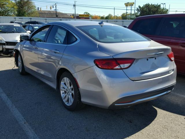 1C3CCCAB4FN730337 - 2015 CHRYSLER 200 LIMITE SILVER photo 3