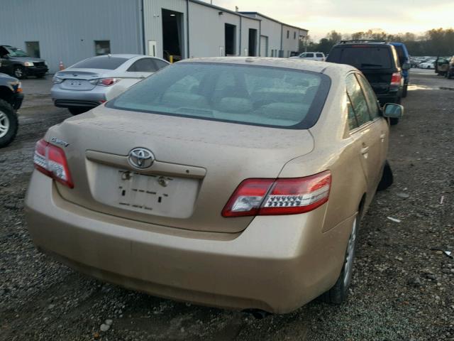 4T1BF3EK1AU054657 - 2010 TOYOTA CAMRY GOLD photo 4