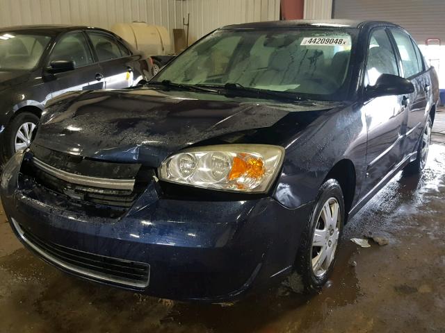 1G1ZS58F37F177276 - 2007 CHEVROLET MALIBU LS BLUE photo 2