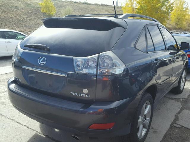 JTJHA31U640048091 - 2004 LEXUS RX 330 GRAY photo 4