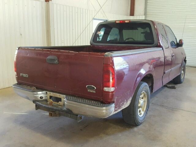 1FTRX17W73NA91150 - 2003 FORD F150 MAROON photo 4