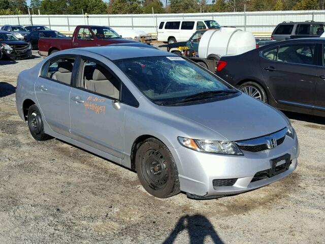 2HGFA1F54BH531718 - 2011 HONDA CIVIC LX SILVER photo 1