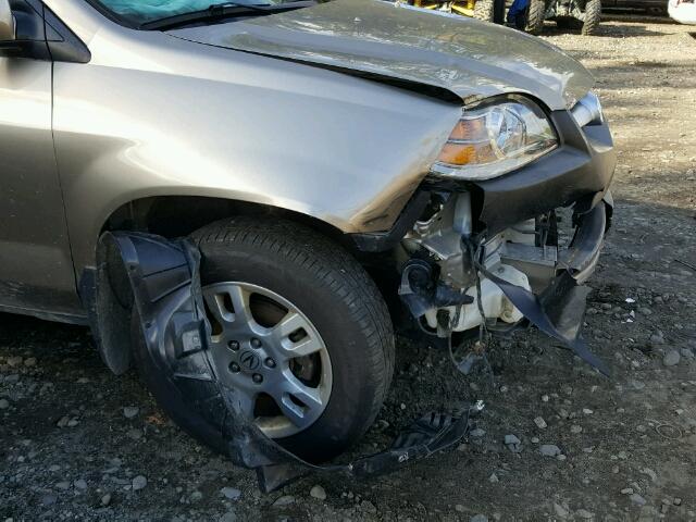 2HNYD18876H527233 - 2006 ACURA MDX SILVER photo 9