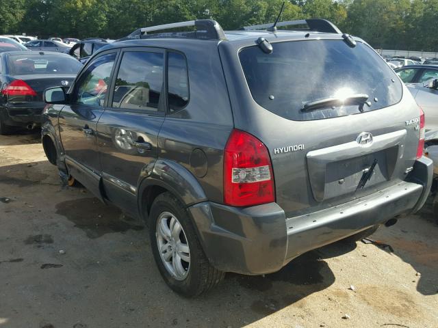 KM8JN72D78U770128 - 2008 HYUNDAI TUCSON GRAY photo 3