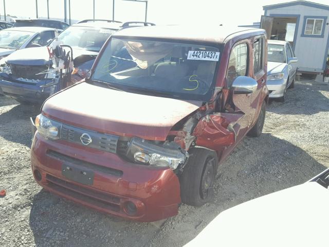 JN8AZ2KR0ET353429 - 2014 NISSAN CUBE S BURGUNDY photo 2