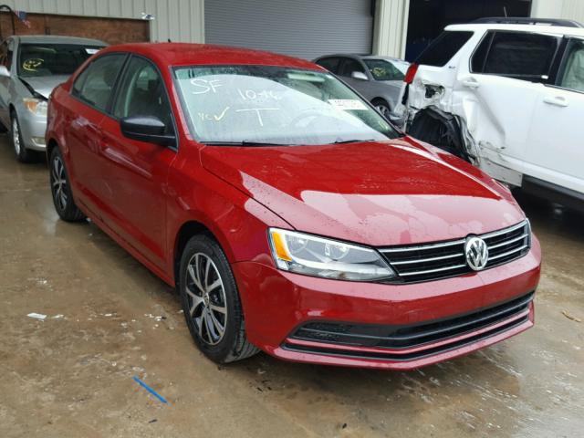 3VWB67AJ8GM338693 - 2016 VOLKSWAGEN JETTA SE RED photo 1