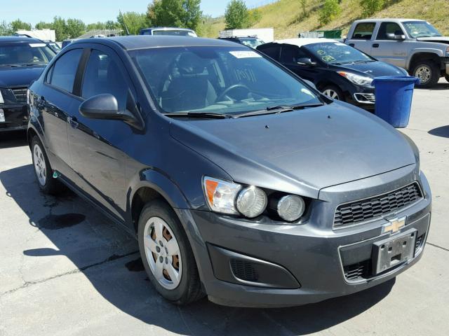 1G1JB5SH4D4129235 - 2013 CHEVROLET SONIC LS ნაცრისფერი ფოტო 1