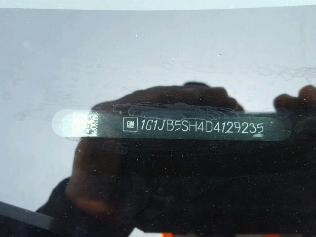 1G1JB5SH4D4129235 - 2013 CHEVROLET SONIC LS ნაცრისფერი ფოტო 10