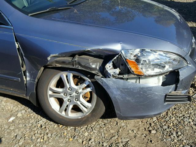 1HGCM55327A084037 - 2007 HONDA ACCORD SE GRAY photo 9