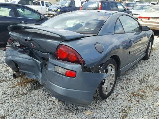 4A3AC84L0YE047233 - 2000 MITSUBISHI ECLIPSE GT GREEN photo 4