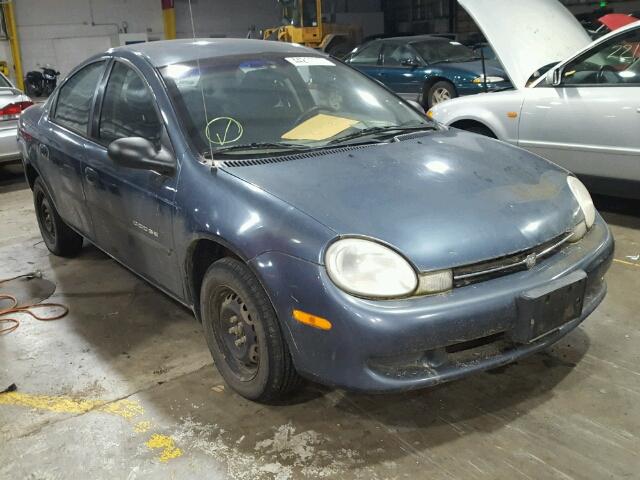 1B3ES46C81D103591 - 2001 DODGE NEON SE BLUE photo 1