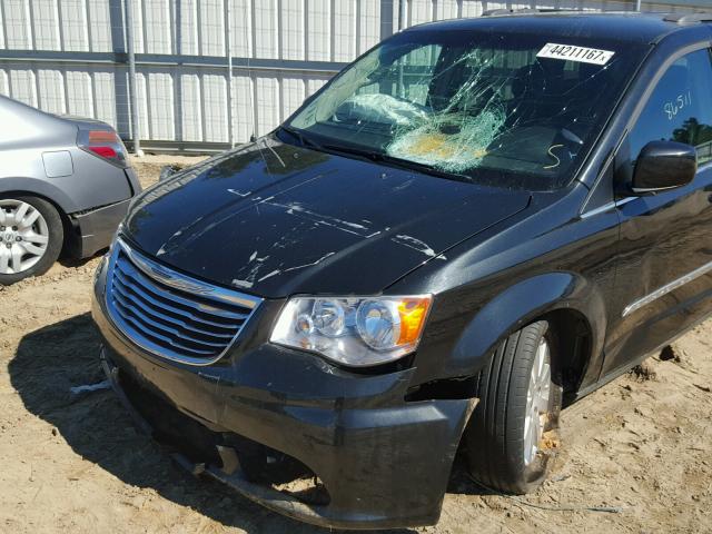 2C4RC1BG6ER269406 - 2014 CHRYSLER TOWN & COU BLACK photo 9