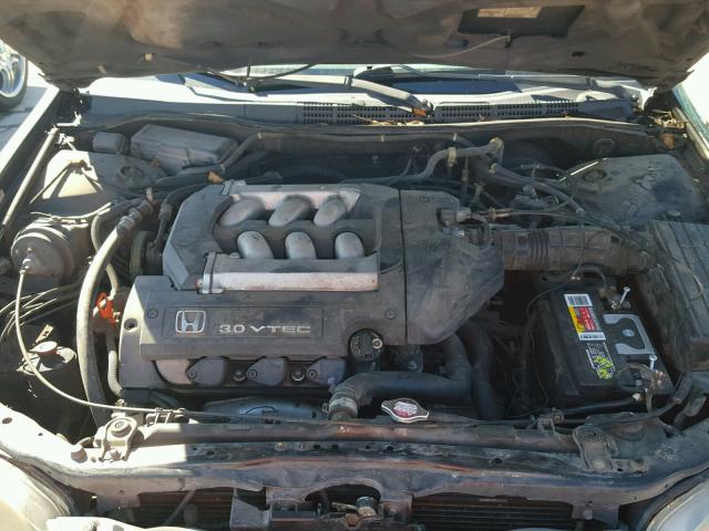 1HGCG16591A082504 - 2001 HONDA ACCORD EX BLACK photo 7