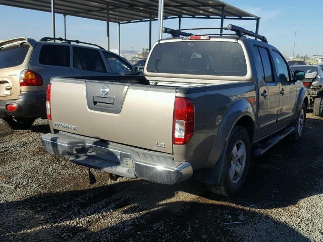 1N6AD07UX8C436105 - 2008 NISSAN FRONTIER C GOLD photo 4