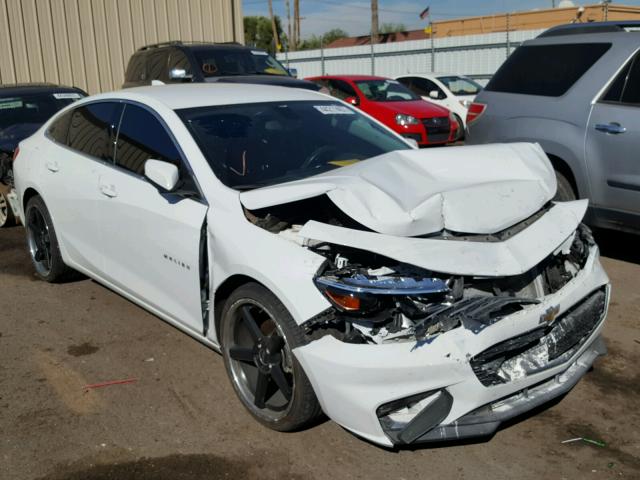 1G1ZE5ST0GF213558 - 2016 CHEVROLET MALIBU LT WHITE photo 1