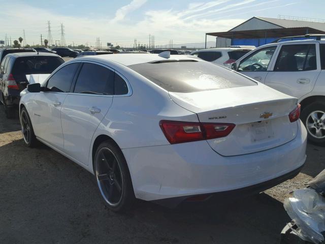 1G1ZE5ST0GF213558 - 2016 CHEVROLET MALIBU LT WHITE photo 3