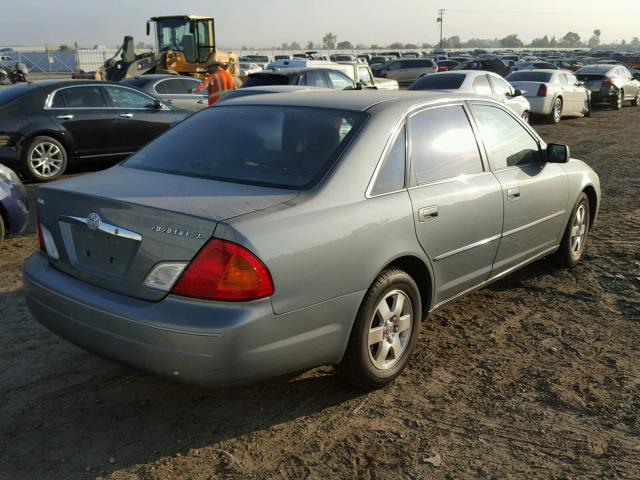 4T1BF28B9YU022605 - 2000 TOYOTA AVALON XL TEAL photo 4