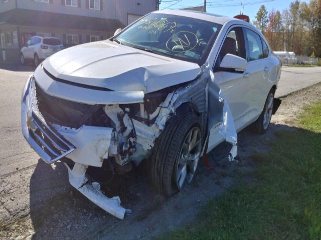 2G1105S35H9184015 - 2017 CHEVROLET IMPALA LT WHITE photo 2