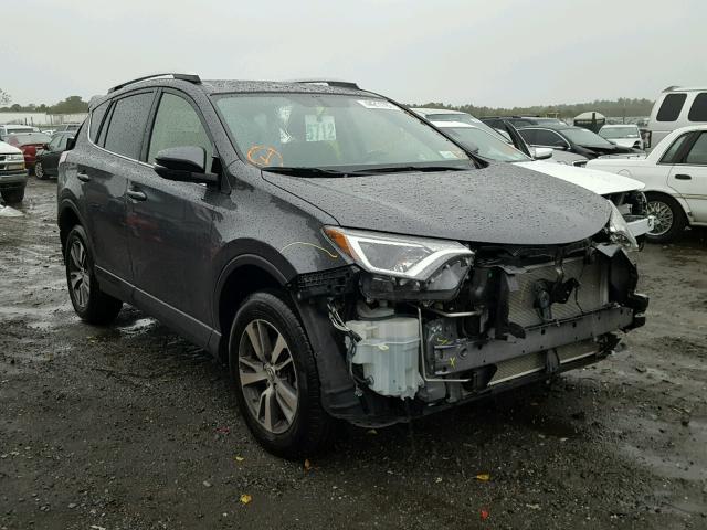 JTMRFREV5GJ076493 - 2016 TOYOTA RAV4 XLE GRAY photo 1