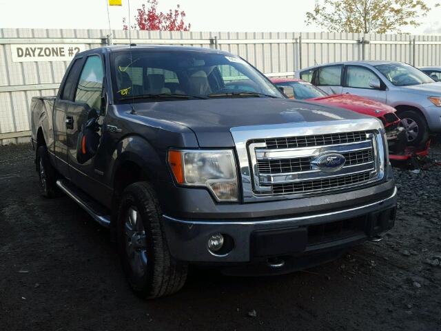 1FTFX1ET2EFC89711 - 2014 FORD F150 GRAY photo 1