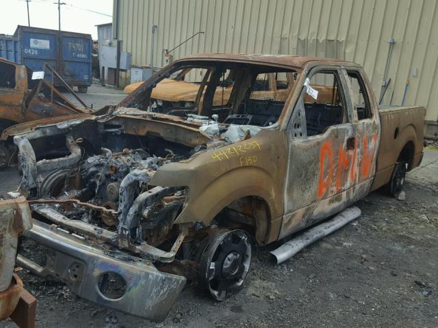 1FTFX1CV8AKE50052 - 2010 FORD F150 SUPER BURN photo 2