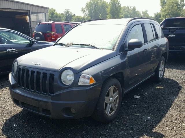 1J8FF47WX7D265062 - 2007 JEEP COMPASS BLUE photo 2