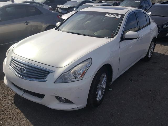 JN1DV6AP1BM602003 - 2011 INFINITI G25 BASE WHITE photo 2