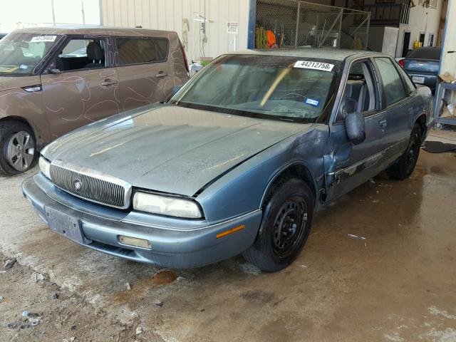 2G4WB52M2S1446574 - 1995 BUICK REGAL CUST BLUE photo 2