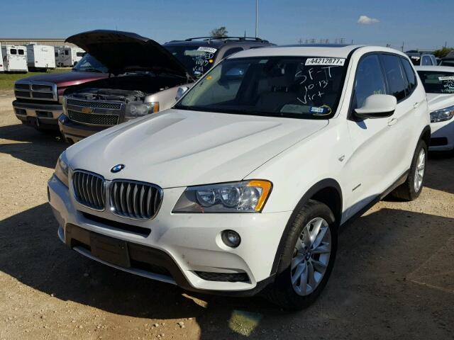 5UXWX9C59E0D16068 - 2014 BMW X3 WHITE photo 2