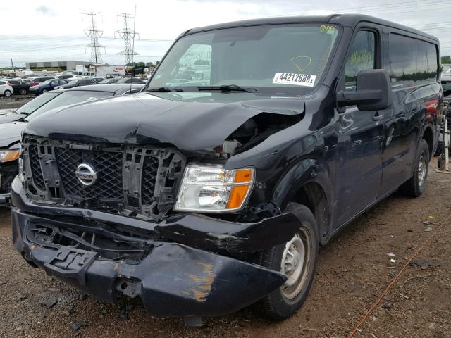 1N6BF0KL8EN103852 - 2014 NISSAN NV 1500 BLACK photo 2