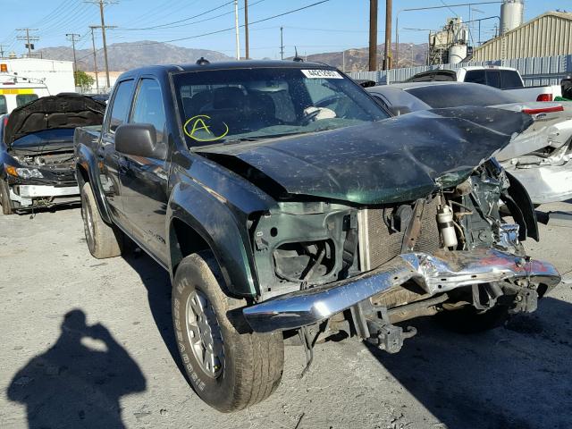 1GTDS136858152280 - 2005 GMC CANYON GREEN photo 1