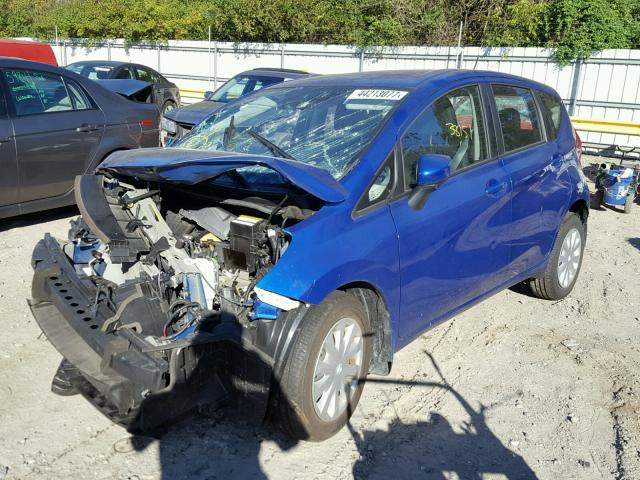 3N1CE2CP0FL433478 - 2015 NISSAN VERSA NOTE BLUE photo 2