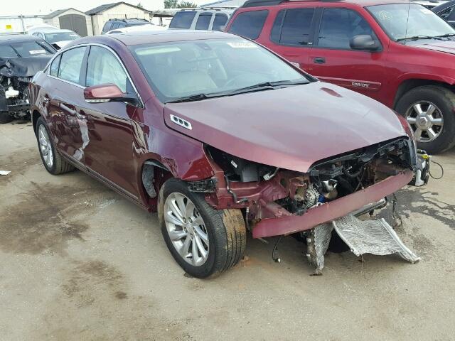 1G4GB5G35GF235261 - 2016 BUICK LACROSSE BURGUNDY photo 1