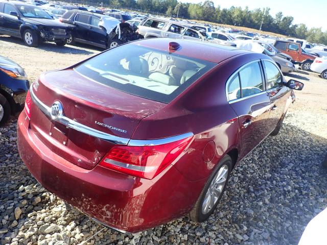 1G4GB5G35GF235261 - 2016 BUICK LACROSSE BURGUNDY photo 4