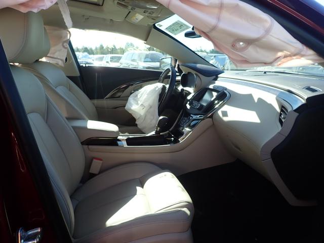 1G4GB5G35GF235261 - 2016 BUICK LACROSSE BURGUNDY photo 5