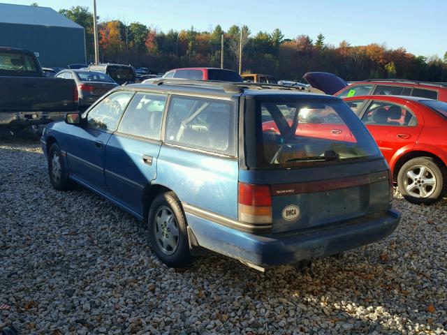 4S3BJ6338R6957310 - 1994 SUBARU LEGACY L/A BLUE photo 3