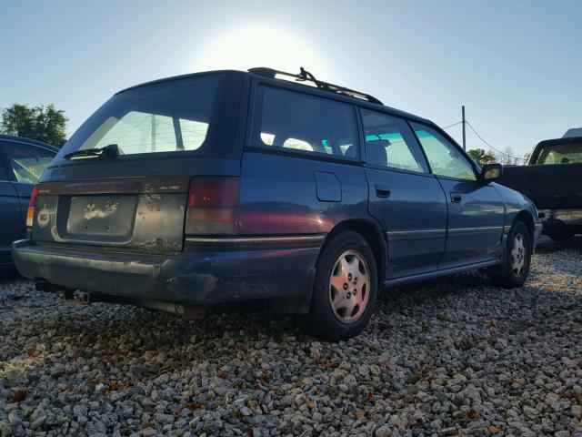 4S3BJ6338R6957310 - 1994 SUBARU LEGACY L/A BLUE photo 4