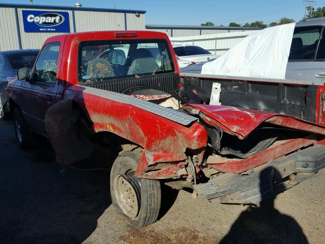 1FTYR10C0WPA73393 - 1998 FORD RANGER RED photo 3