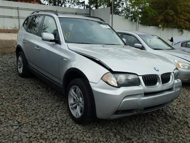 WBXPA93496WD32402 - 2006 BMW X3 3.0I SILVER photo 1