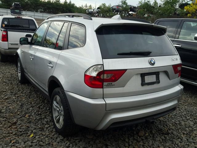 WBXPA93496WD32402 - 2006 BMW X3 3.0I SILVER photo 3