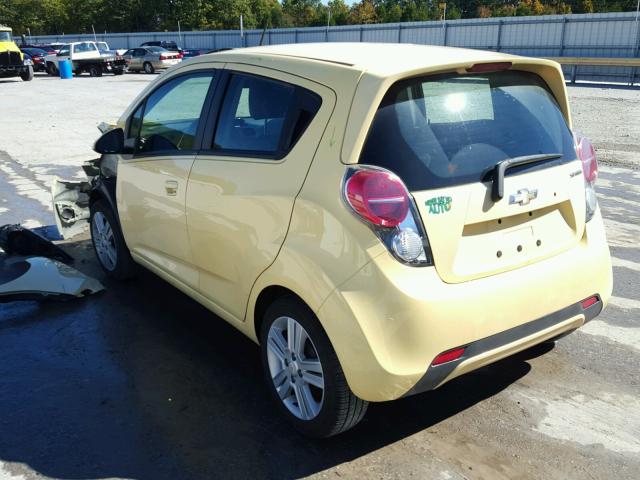 KL8CB6S9XDC587715 - 2013 CHEVROLET SPARK YELLOW photo 3