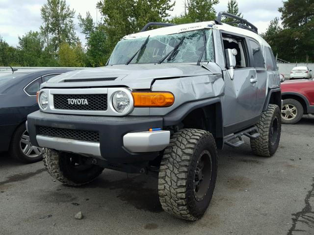 JTEBU4BF3CK126024 - 2012 TOYOTA FJ CRUISER SILVER photo 2