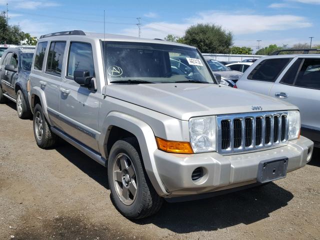 1J8HH48K17C627591 - 2007 JEEP COMMANDER SILVER photo 1