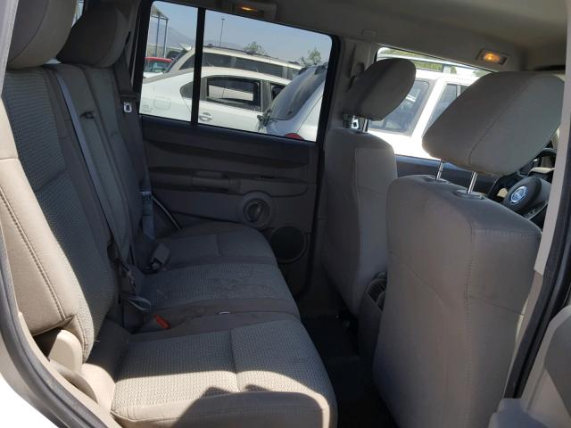 1J8HH48K17C627591 - 2007 JEEP COMMANDER SILVER photo 6