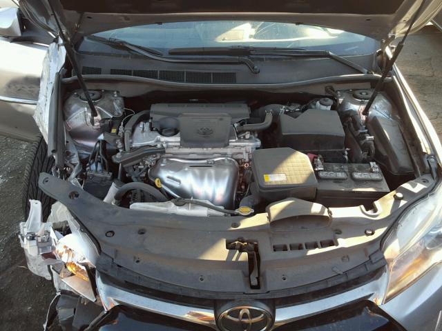 4T1BF1FK4FU087985 - 2015 TOYOTA CAMRY LE GRAY photo 7