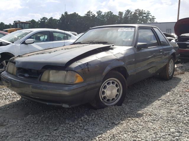 1FACP40M8NF107701 - 1992 FORD MUSTANG LX GRAY photo 2