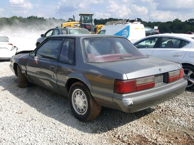 1FACP40M8NF107701 - 1992 FORD MUSTANG LX GRAY photo 3