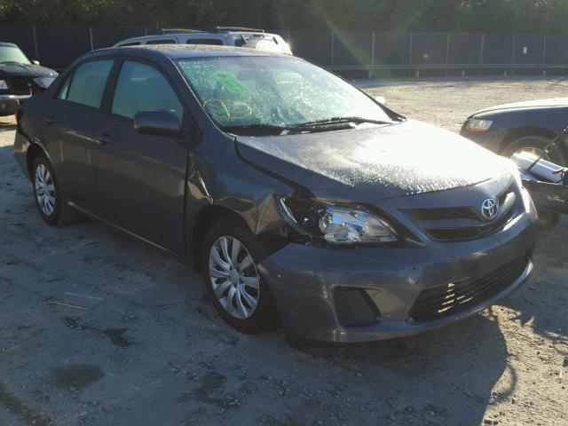 2T1BU4EE1CC875509 - 2012 TOYOTA COROLLA BA GRAY photo 1